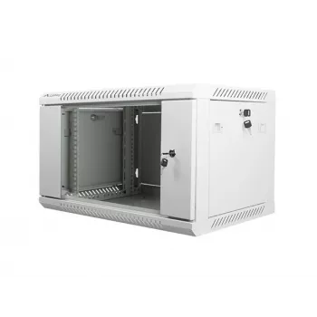 Lanberg nástenná skriňa 19 palcov 4U 600x450 sivá WF01-6406-10S