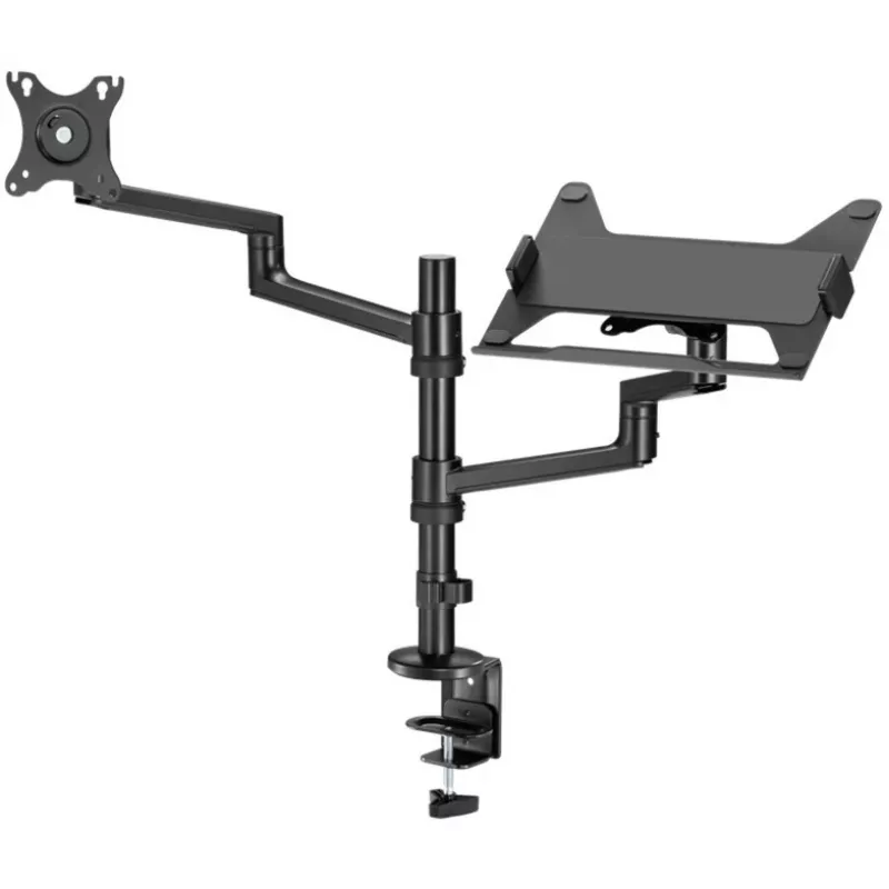 Držiak monitora WENTRONIC Goobay Deluxe 74417 s ramenom na notebook, čierny