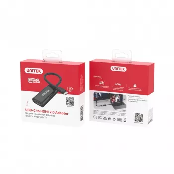 UNITEK V1421A USB grafický adaptér čierny