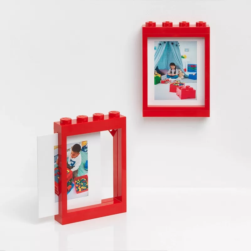 Rám na obrázky room copenhagen LEGO Bright Red 41131730 — dekoratívny stolný rám, žiarivo červený