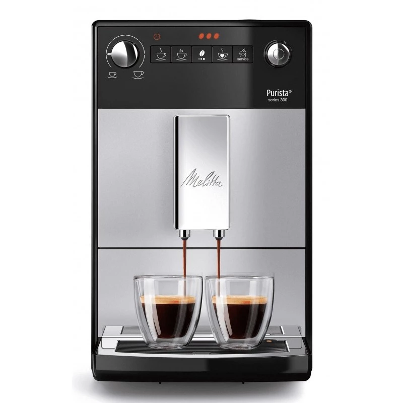 Melitta Purista Series 300 F23/0-101 automatický kávovar - strieborná