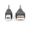 Assmann USB prepojovací kábel. Type-A - B M/M. 1,8 m. vhodný pre USB 2.0. UL. bl (AK-300102-018-S)