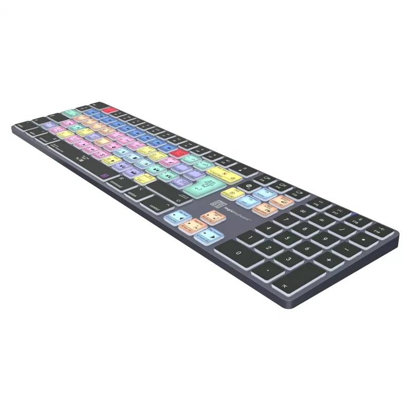 LogicKeyboard Titan DE Mac klávesnica pre Adobe Premiere Pro CC — nemecké rozloženie