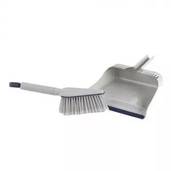 Metla so lopatkou Beldray LA032760PEU7 Deep Clean Design, kompaktná ručná metla so zahnutými štetinami a lopatkou