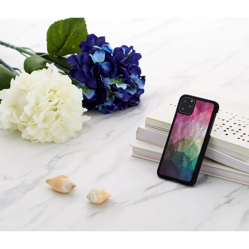 Ochranné puzdro iKins pre iPhone 11 Pro Max – Water Flower čierne