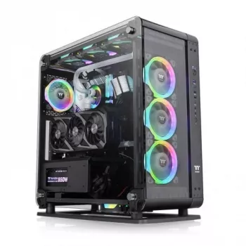 PC skriňa Thermaltake Core P6 Tempered Glass Midi Tower čierna