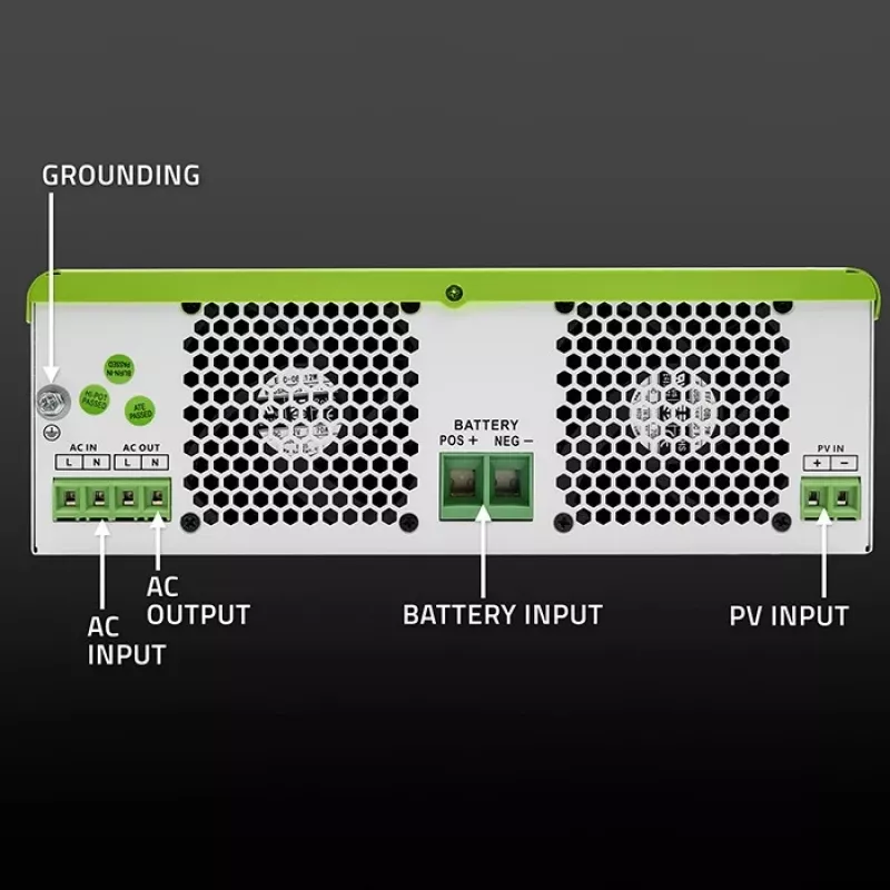 Off-grid solárny invertor QOLTEC 3500W model 53864 pre samostatné fotovoltaické systémy