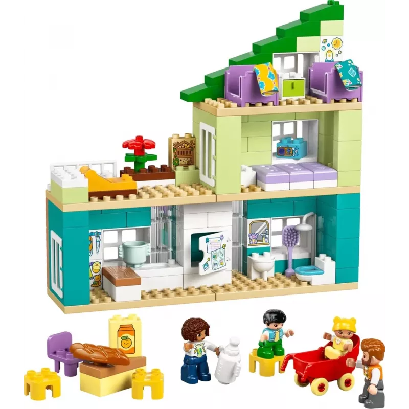 LEGO DUPLO 10470 3-in-1 Moderný rodinný dom s figúrkami