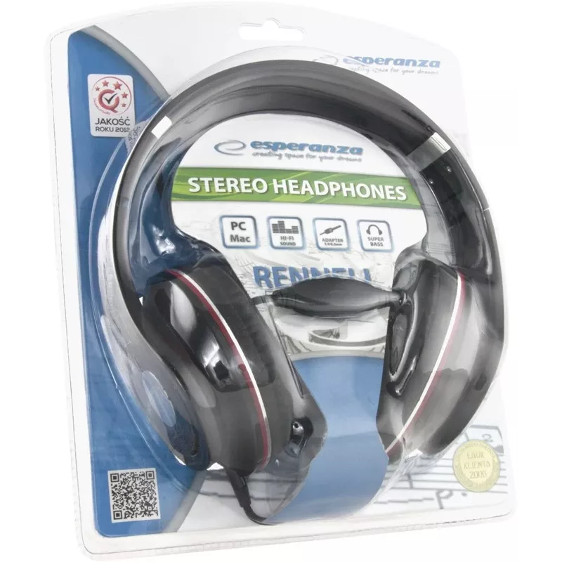 Esperanza EH141K slúchadlá/headset cez hlavu čierne