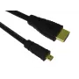 HDMI kábel SBOX HDMI-MICRO/R 1.4 2 m — Micro-HDMI na HDMI, verzia 1.4, dĺžka 2 metre