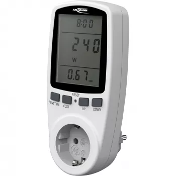Merač spotreby energie ANSMANN APM2 120-0007 s LCD displejom