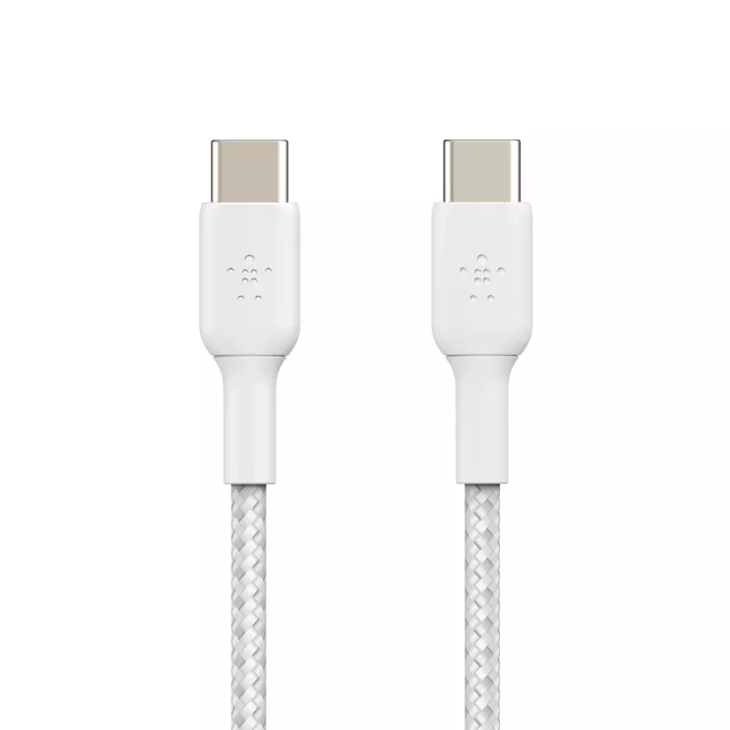 Belkin BOOST CHARGE - USB kábel - 24-pin USB-C (M) na 24-pin USB-C (M) - USB 2.0 - 2 m - biely