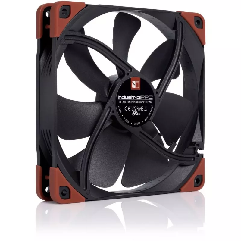 Noctua NF-A14 industrialPPC-24V-3000 SP 140mm skriňový ventilátor