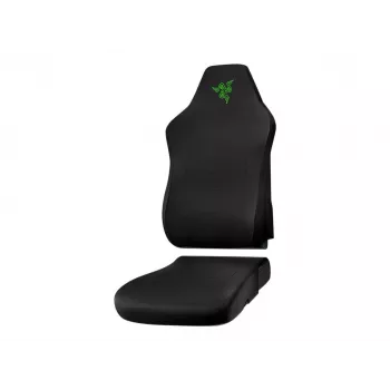 Razer herné návleky na stoličku RC81-04430100-R3M1 — čierne so zelenými akcentmi, náhradné látkové poťahy