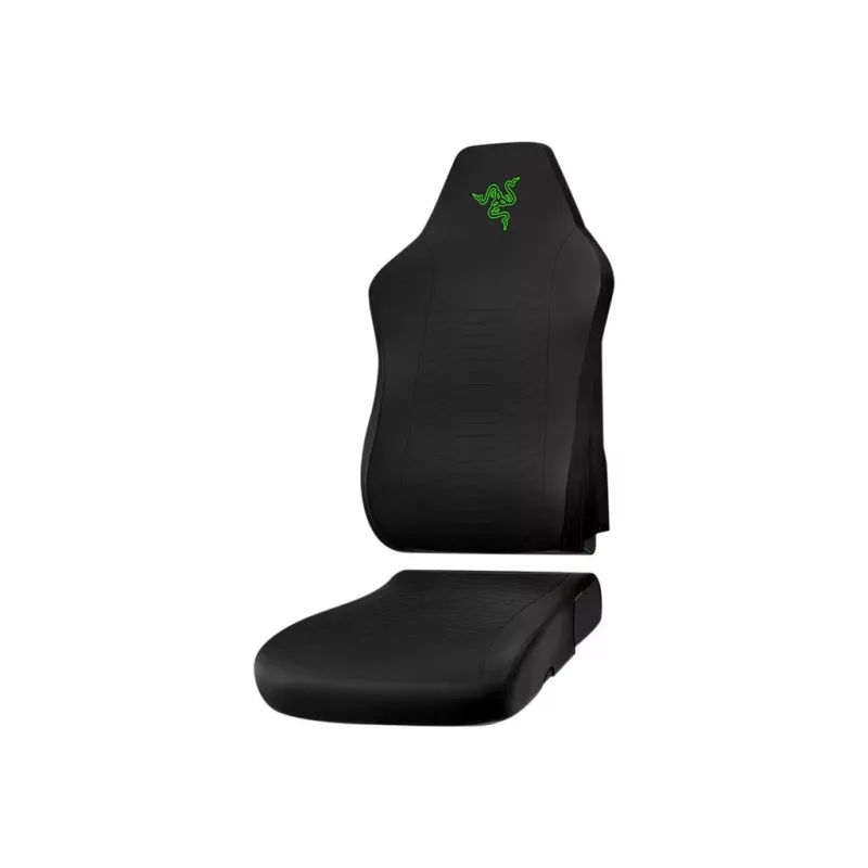 Razer herné návleky na stoličku RC81-04430100-R3M1 — čierne so zelenými akcentmi, náhradné látkové poťahy