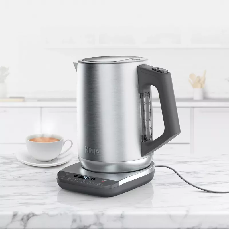Ninja KT201EU rýchlovarná kanvica 1,7 L 3000 W čierna, nerezová oceľ