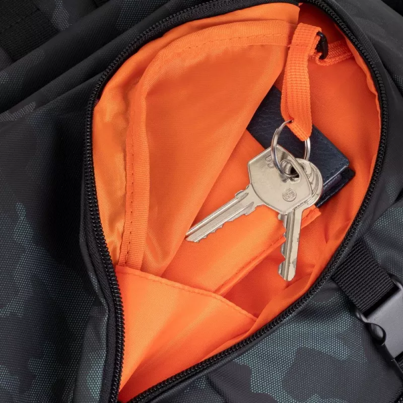 Rivacase Sherwood batoh Camouflage, Navy polyester, polyuretán