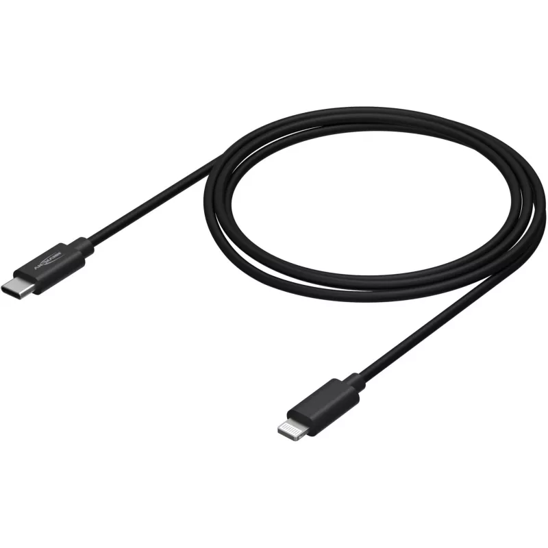 Mobilný kábel Ansmann 1700-0106 čierny USB C Lightning 0,12 m