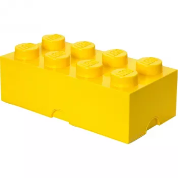 Room Copenhagen LEGO STORAGE BRICK 8 žltá polypropylén 500x250x180mm