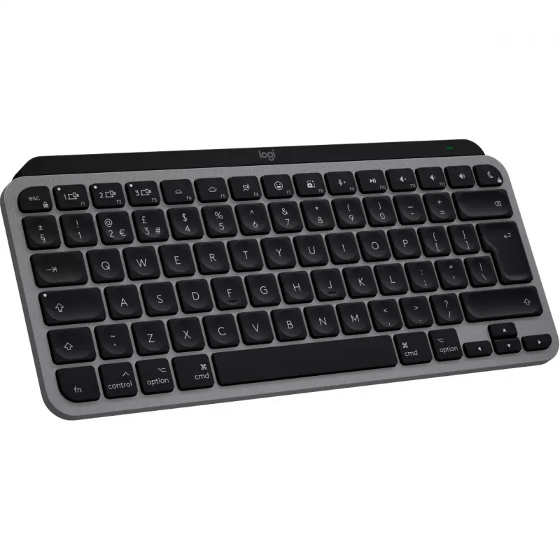 Logitech Master Series MX Keys Mini for Mac – klávesnica – kompaktná – podsvietená – bezdrôtová – Bluetooth LE – AZERTY – francúzska – Space Gray (920-012646)