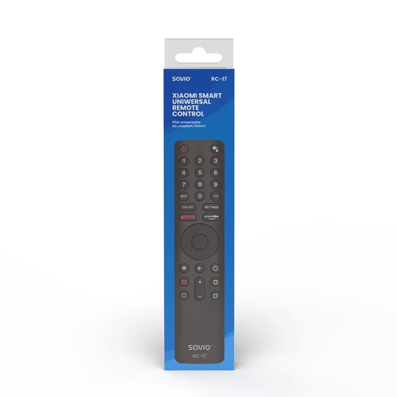 Univerzálny / náhradný diaľkový ovládač SAVIO RC-17 pre Xiaomi Smart TV