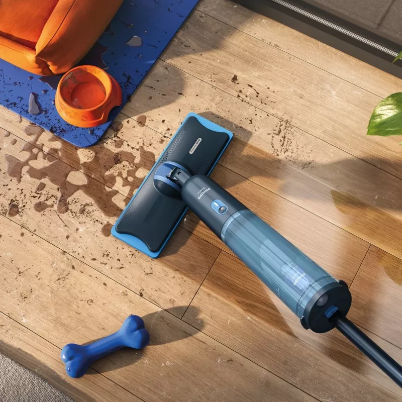 Philips OneUp ultra koncentrovaný čistič podláh, tyčový vysávač, modrý, 40 ml, tekutý (koncentrát), Philips OneUp, 30 mm