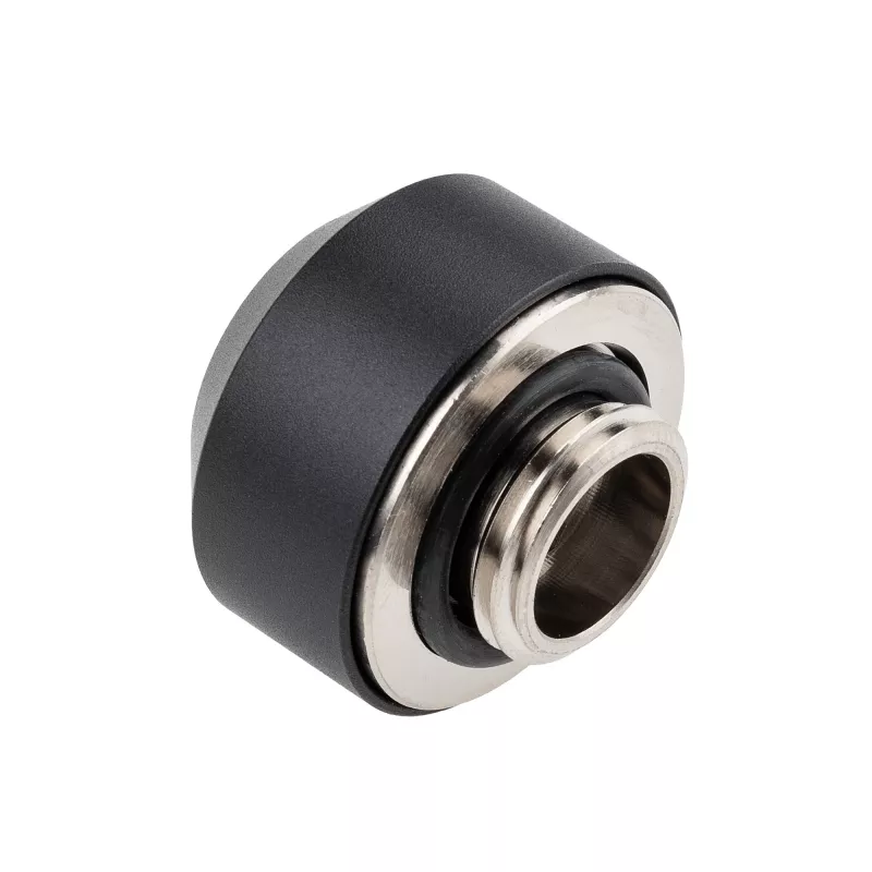 Hardtube-Fitting OPTIMUS 12 mm, čierna – samostatná svorná spojka pre pevné rúrky