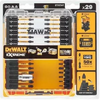 Sada skrutkovacích bitov DeWALT DT70734T-QZ 29-dielna