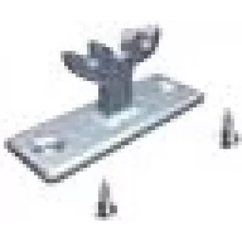 Bachmann Easy-Desk-3G Držiak káblového kanála, strieborný
