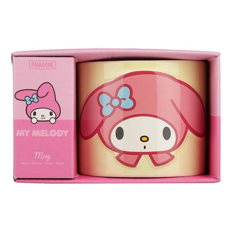 Paladone Hello Kitty My Melody reliéfny hrnček