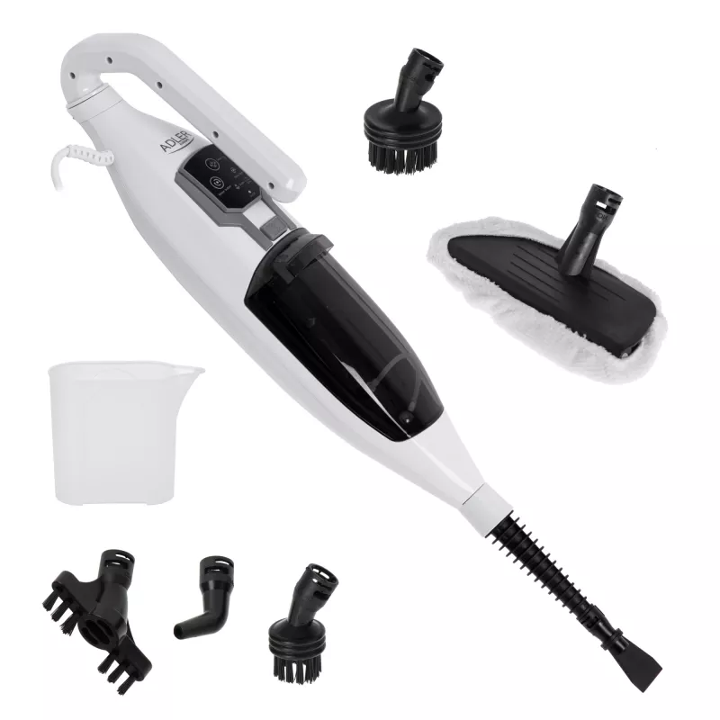 Adler AD 7052 rotačný parný mop biela