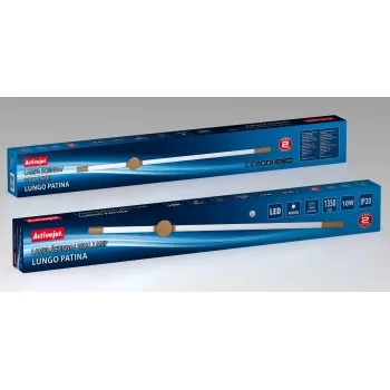 Activejet LED nástenné svietidlo AJE-LUNGO patina