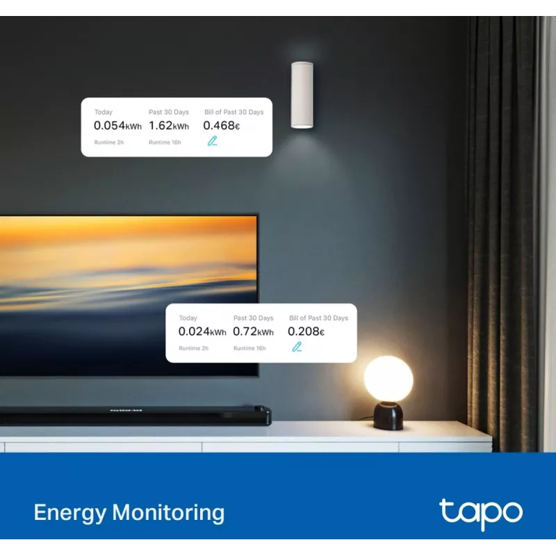 TP-Link Smart Switch modul, spínací aktor, 7 kanálov, 2400 MHz, biely, AC, 150 W