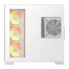 Počítačová skriňa Darkflash C280 (biela) so 7 chladiacimi ventilátormi