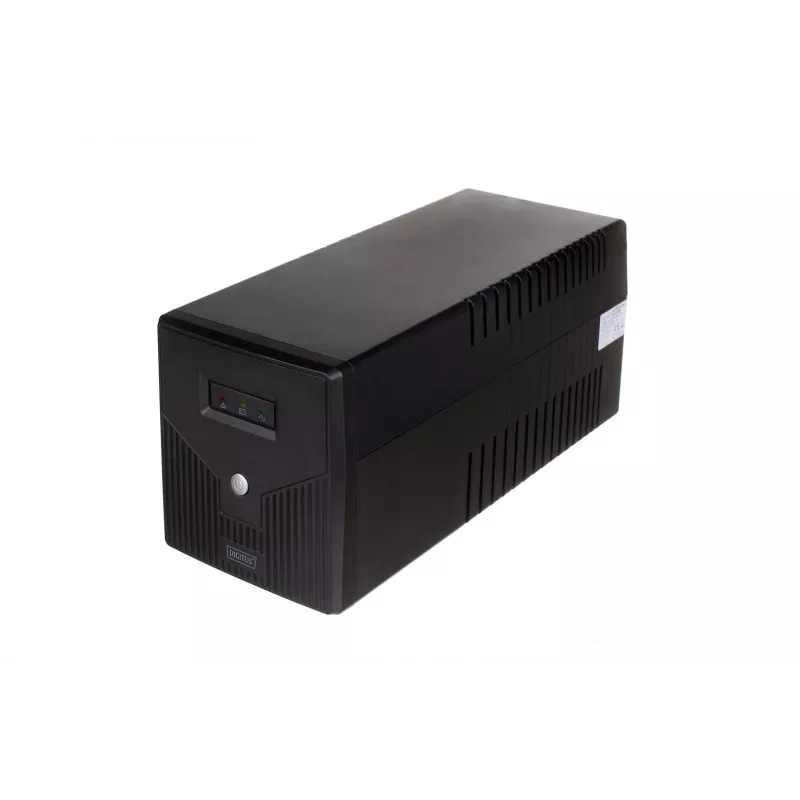 Digitus DN-170065 line-interactive záložný zdroj (UPS), 1000VA / 600W, 4x Schuko, 2x 12V/7Ah
