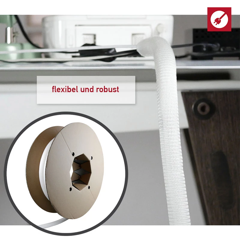 Káblový plášť Label-the-cable PRO 5120 biely