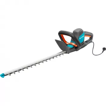 Gardena elektrické nožnice na živý plot ComfortCut 550/50, 50 cm, dvojitý nôž, 2,7 cm, oranžová, čierna, modrá, 2,6 m/s², 84 dB