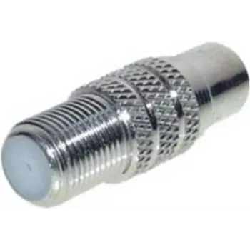 F zásuvka na RCA zásuvku adaptér ShiverPeaks 85325 — koaxiálny na composite audio/video adaptér