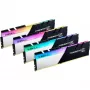 DIMM 64 GB DDR4-3200 (4x 16 GB) Quad-Kit, pamäť čierna/biela, F4-3200C16Q-64GTZN, Trident Z Neo, INTEL XMP
