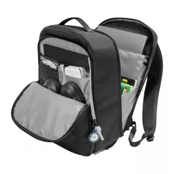 Batoh na notebook Tomtoc Explorer-T60 (čierny) — ochranné puzdro pre notebooky do 15,6 inch, vodoodpudivá tkanina, vystlané popruhy