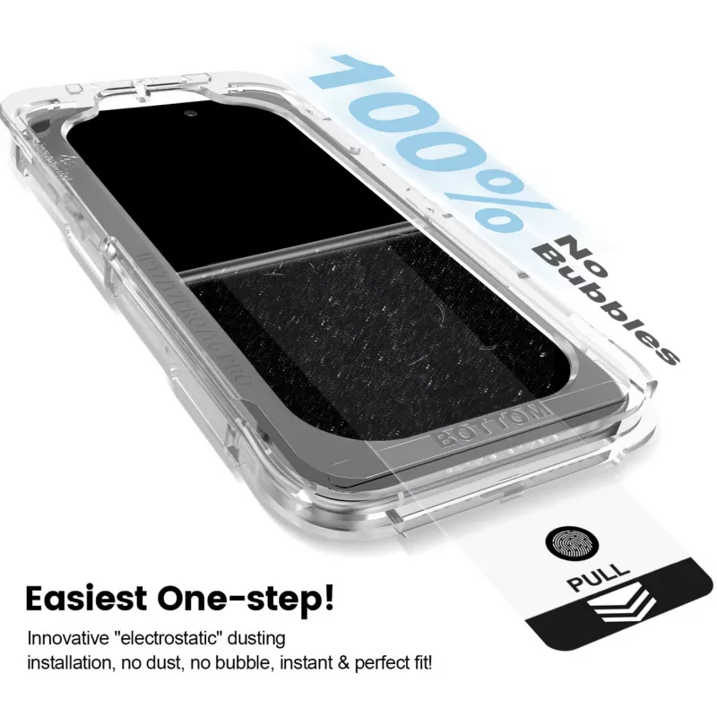 Nevox NEVOGLASS 3D 2550 ochranné sklo na displej iPhone 17 Air, s Easy App, priehľadné