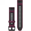 Silikónový remienok na hodinky GARMIN Quickfit 010-13391-04, 20 mm, grafit/červená