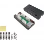 Sieťový kábel Helos LSA prepojovací modul 371986 Cat.6 Cat.6A Cat.7 0,5 m čierna