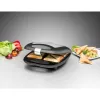 Sendvičovač Rommelsbacher ST 1410 — 4 sendviče, 1400 W, nepriľnavé platne, čierna/strieborná