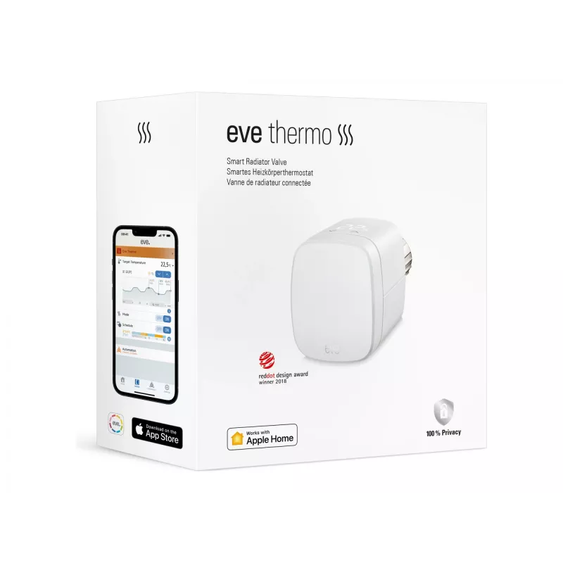 EVE Thermo - sieťový termostat radiátora pre Apple HomeKit