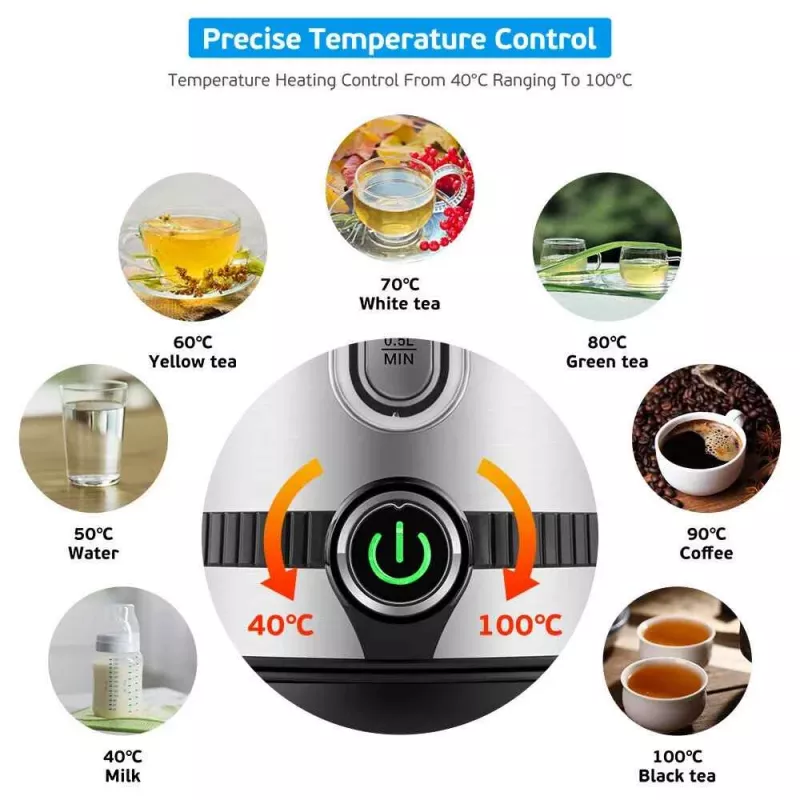 Elektrická kanvica Forme FKS-817 1,7 l 2200 W čierna
