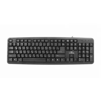 Esperanza TKR101 klávesnica Office USB QWERTY anglická, ruská čierna