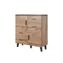 Cama komoda LOTTA 110 2D4S wotan dub/matná čierna