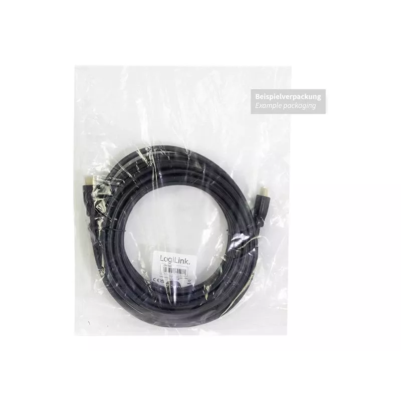 LogiLink HDMI prepojovací kábel HDMI-A konektor samec, HDMI-A konektor samec 3,00 m čierny CH0038 4K UHD HDMI kábel