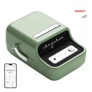Niimbot B21 Pro prenosná tlačiareň etikiet (zelená)